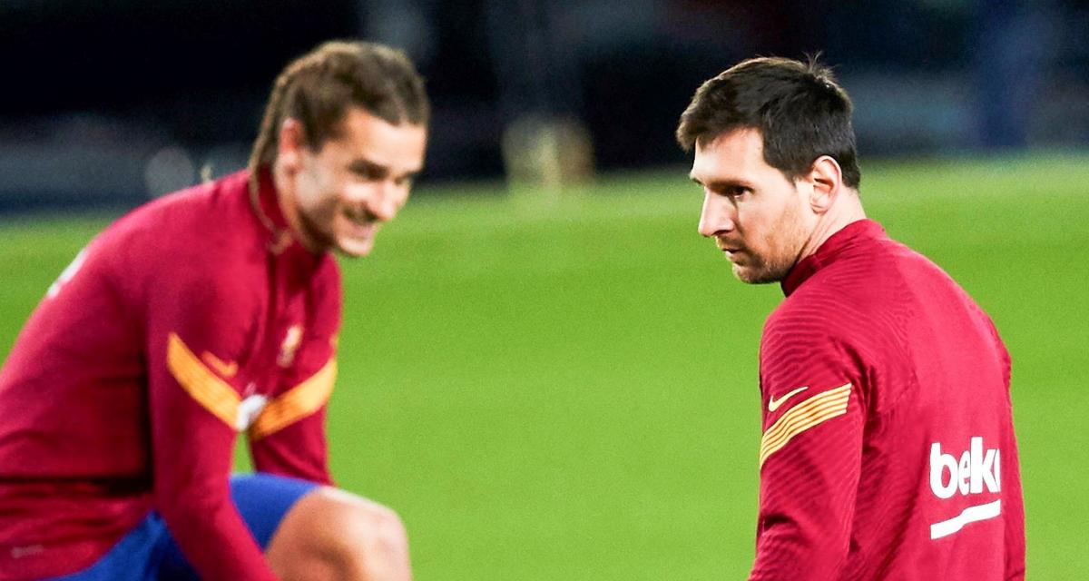 Antoine Griezmann et Lionel Messi