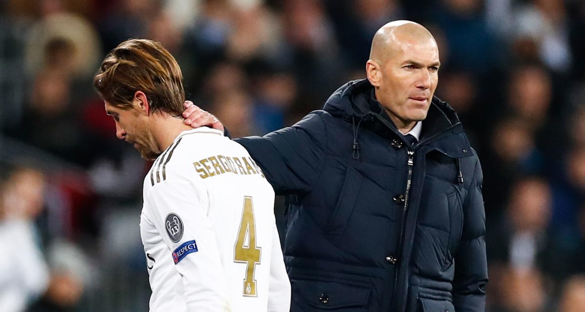 Sergio Ramos et Zinédine Zidane
