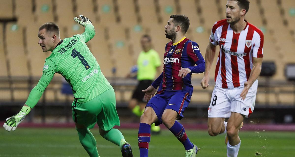 La défense du Barça a souffert hier face à Bilbao