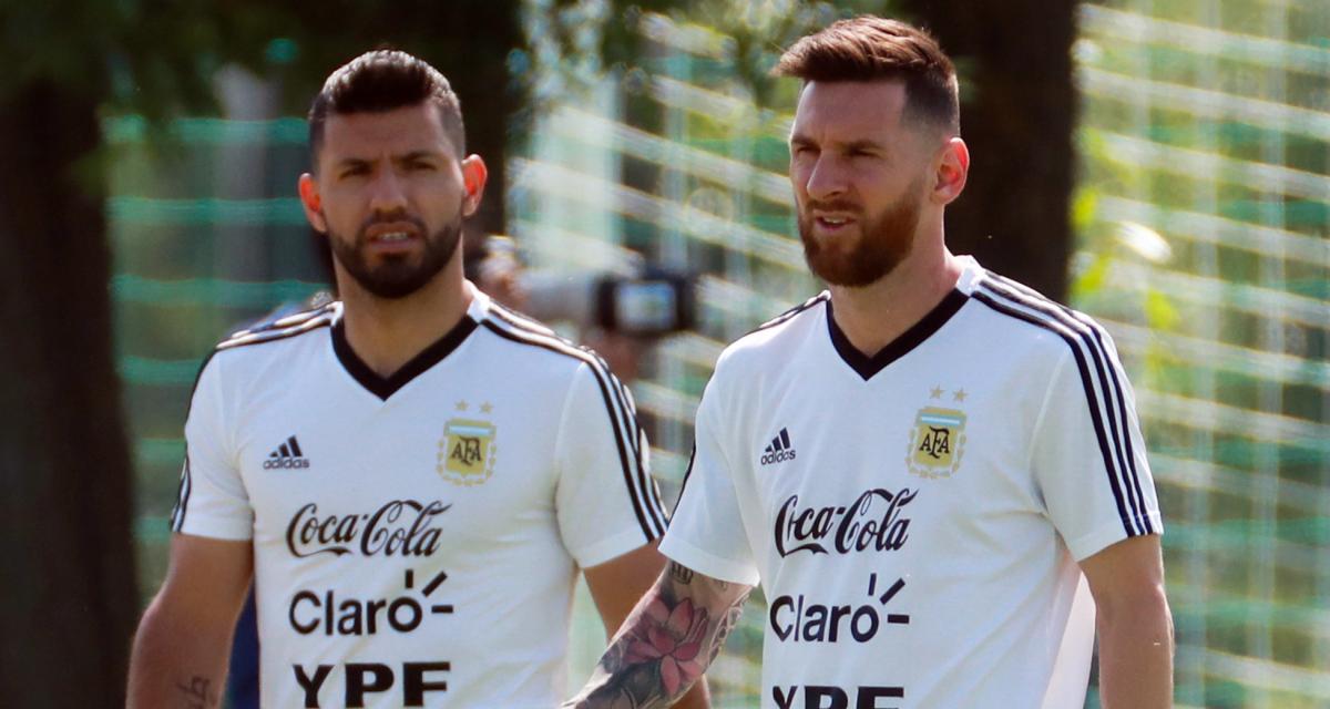 Sergio Agüero et Lionel Messi