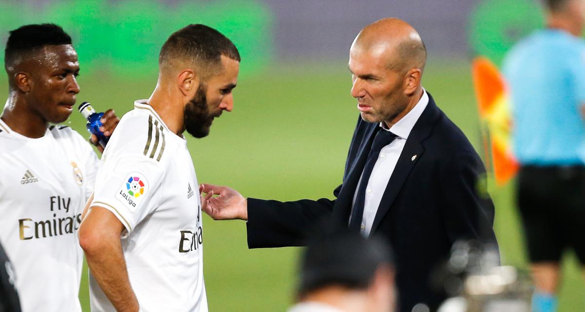 Zinédine Zidane et Karim Benzema