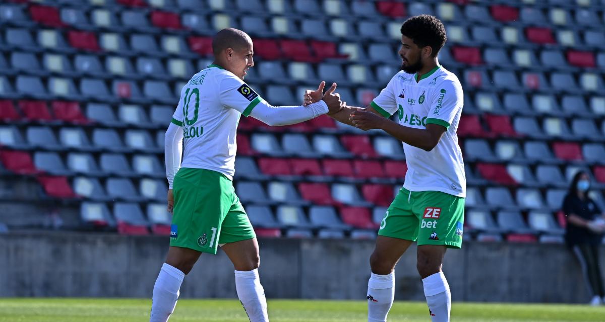 Résultat Ligue 1 : les Verts s'imposent face à Nîmes (2-0) et respirent beaucoup mieux !
