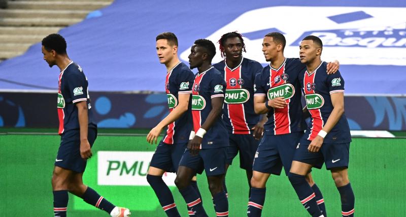 Ligue 1 : Brest - PSG, les compos probables et les absents - La joie des joueurs du PSG