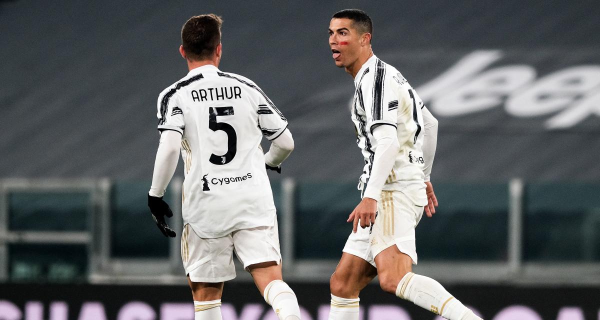 Arthur et Cristiano Ronaldo