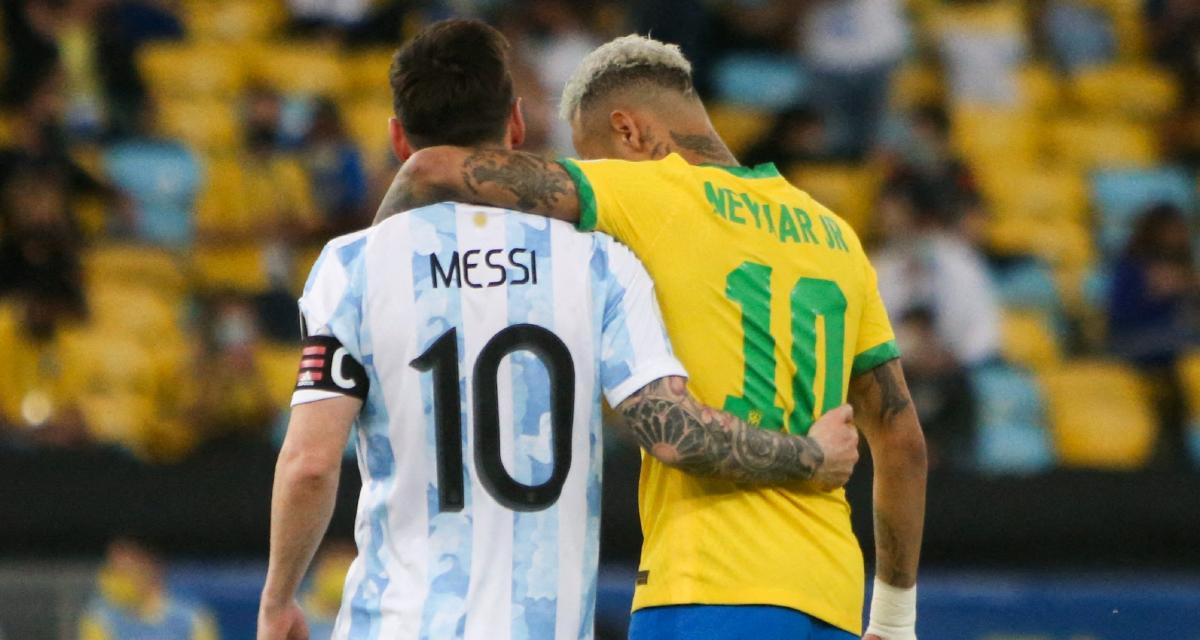 Lionel Messi et Neymar lors de la finale de la Copa