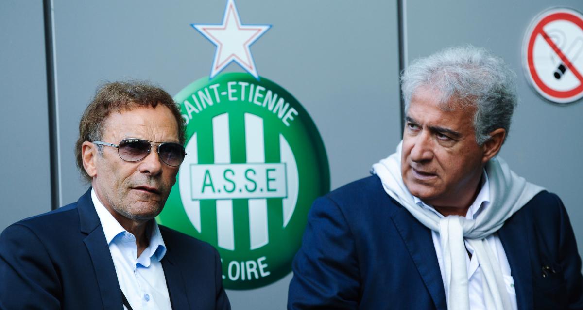 Roland Romeyer et Bernard Caïazzo (Présidents de l'AS Saint-Etienne