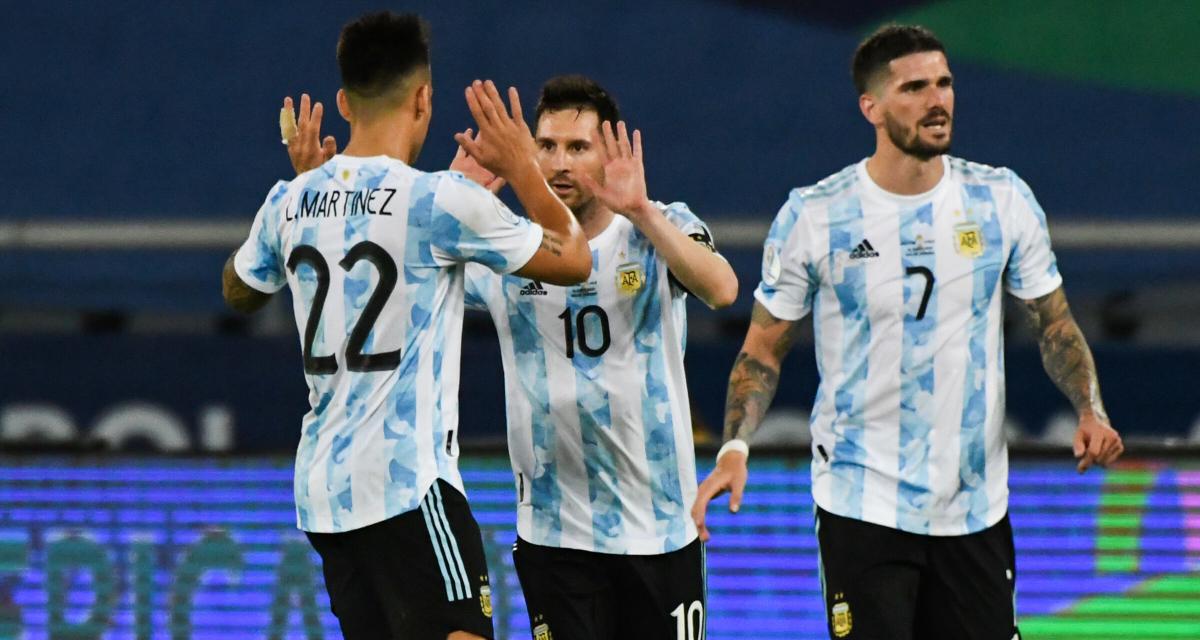 Lautaro Martinez, Lionel Messi et Rodrygo De Paul