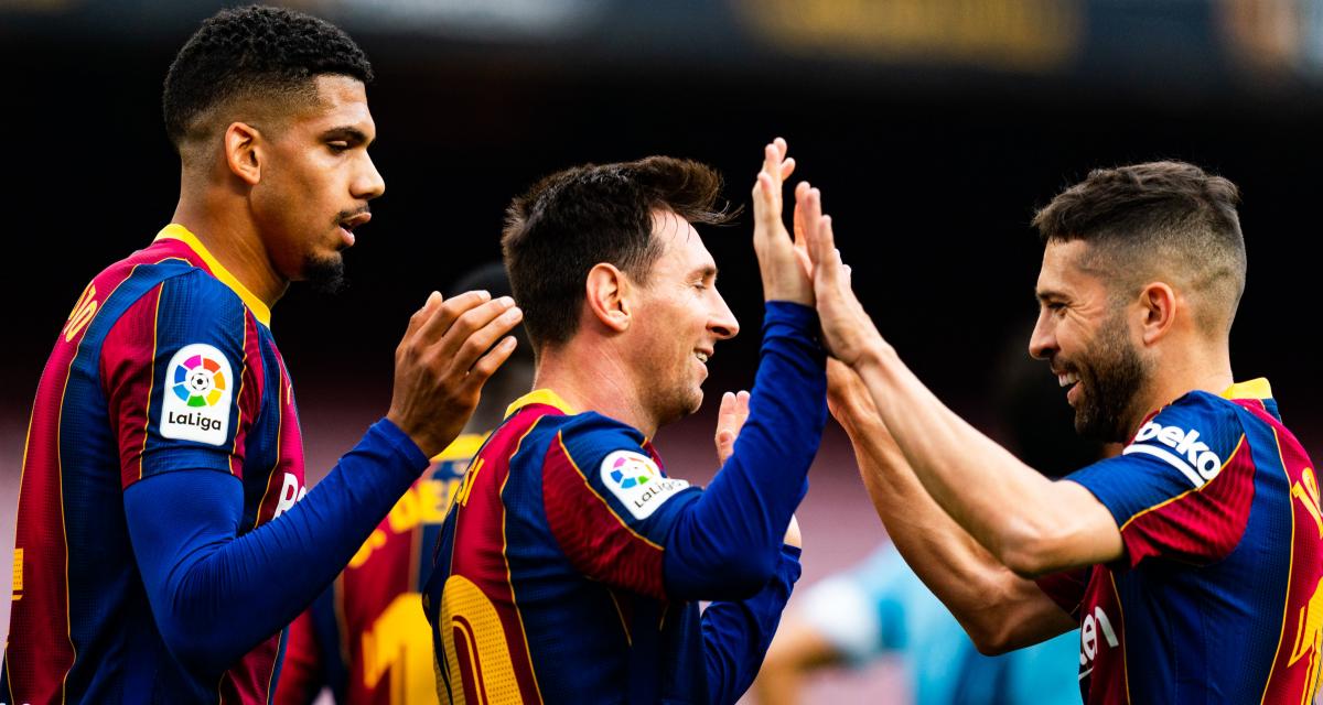 Lionel Messi et ses ex-coéquipiers du FC Barcelone