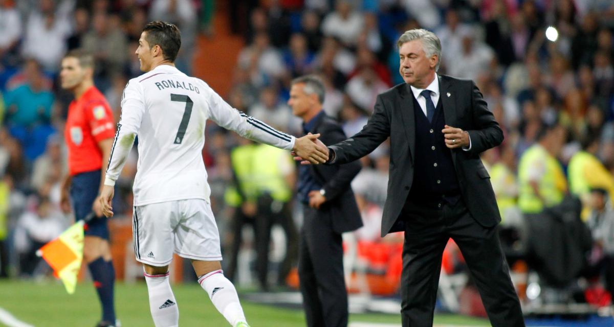 Carlo Ancelotti et Cristiano Ronaldo