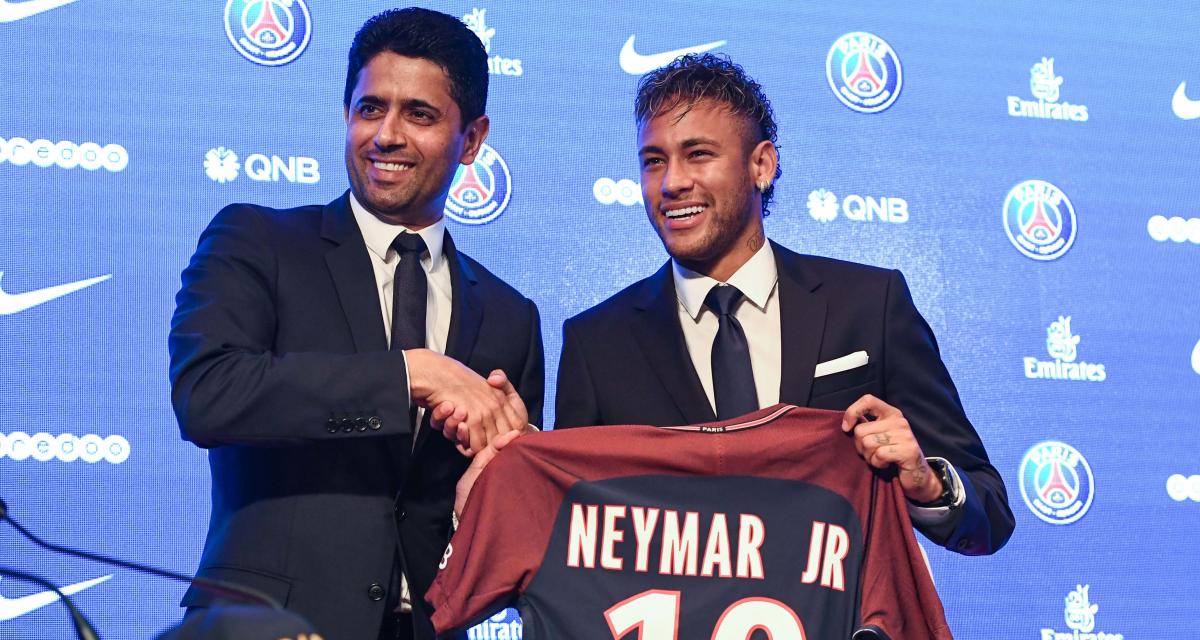 Neymar et Nasser Al Khelaïfi