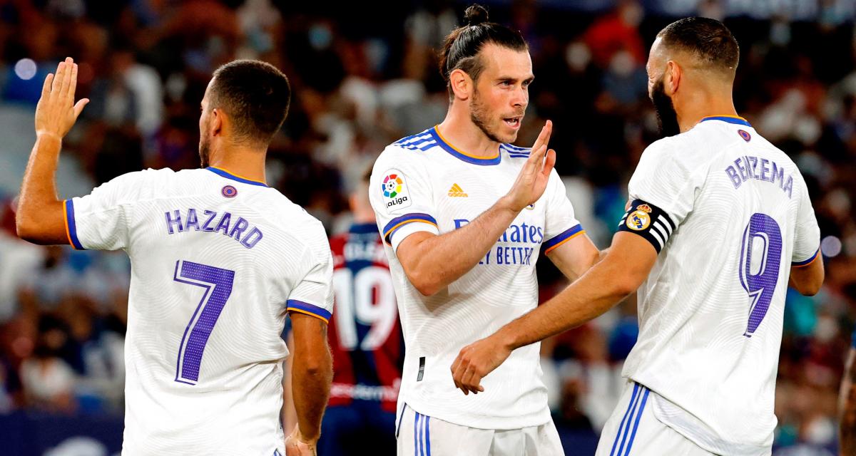 Eden Hazard, Gareth Bale et Karim Benzema