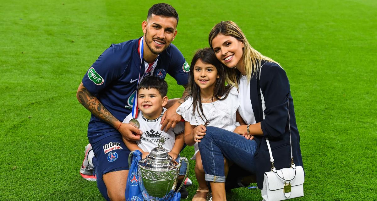 Leandro Paredes aux côtés de sa femme et de ses enfants