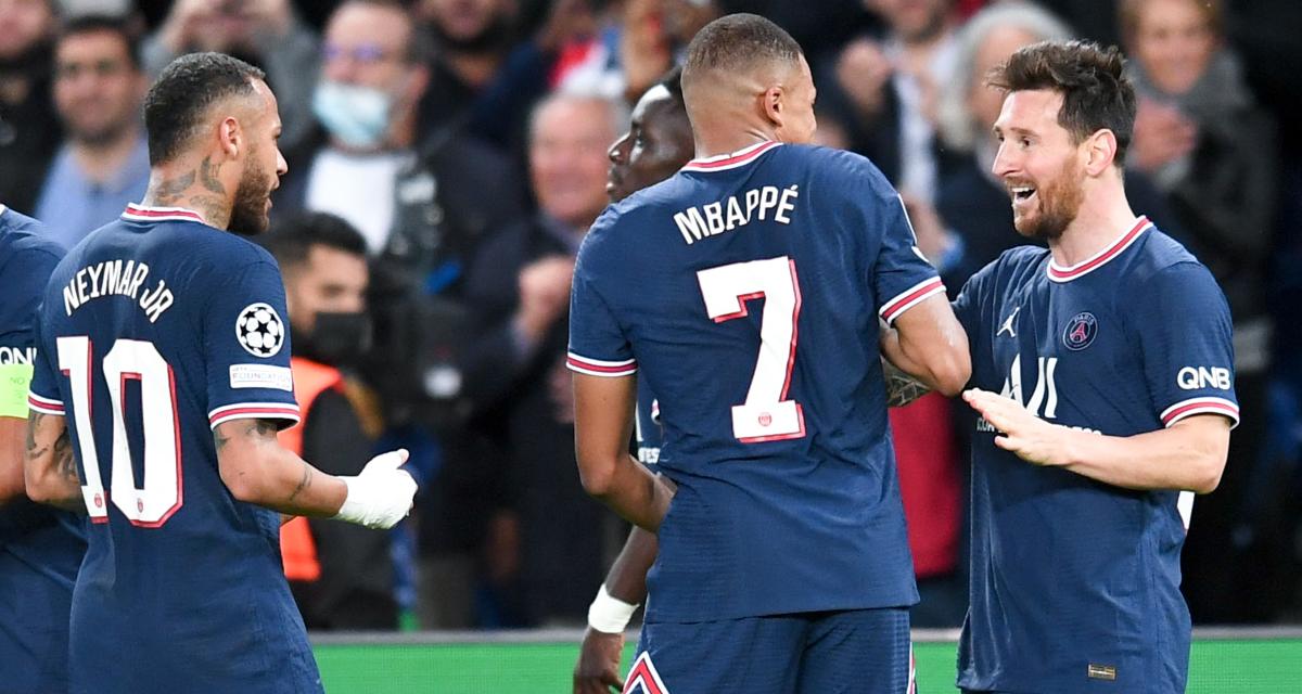 Neymar, Kylian Mbappé et Lionel Messi