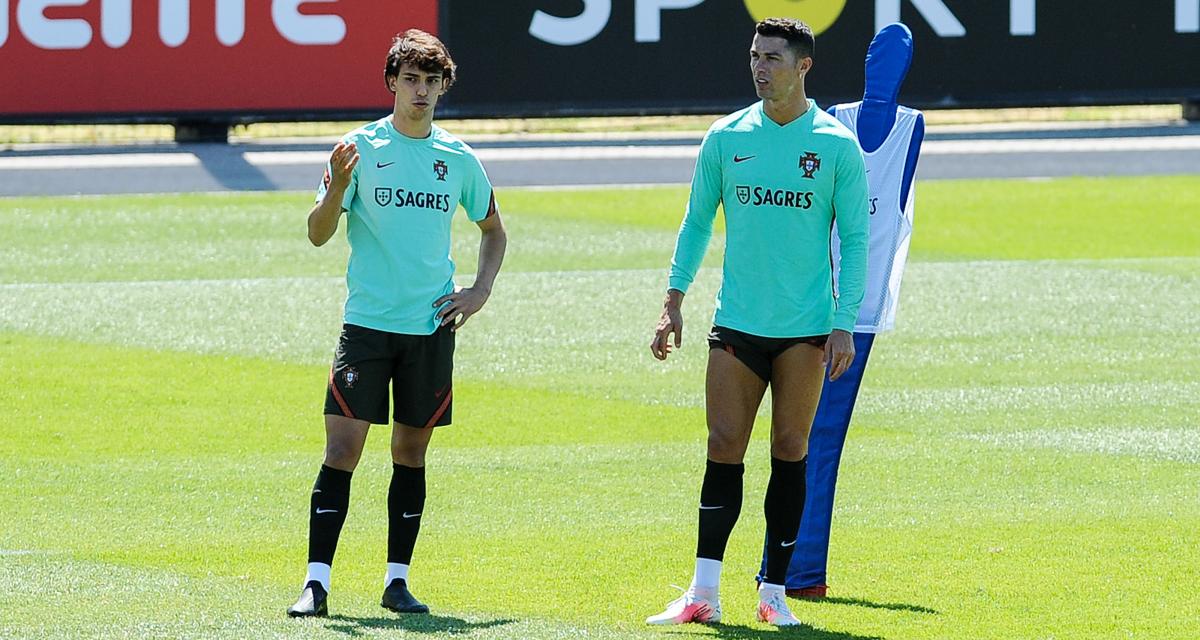 Jõao Félix et Cristiano Ronaldo