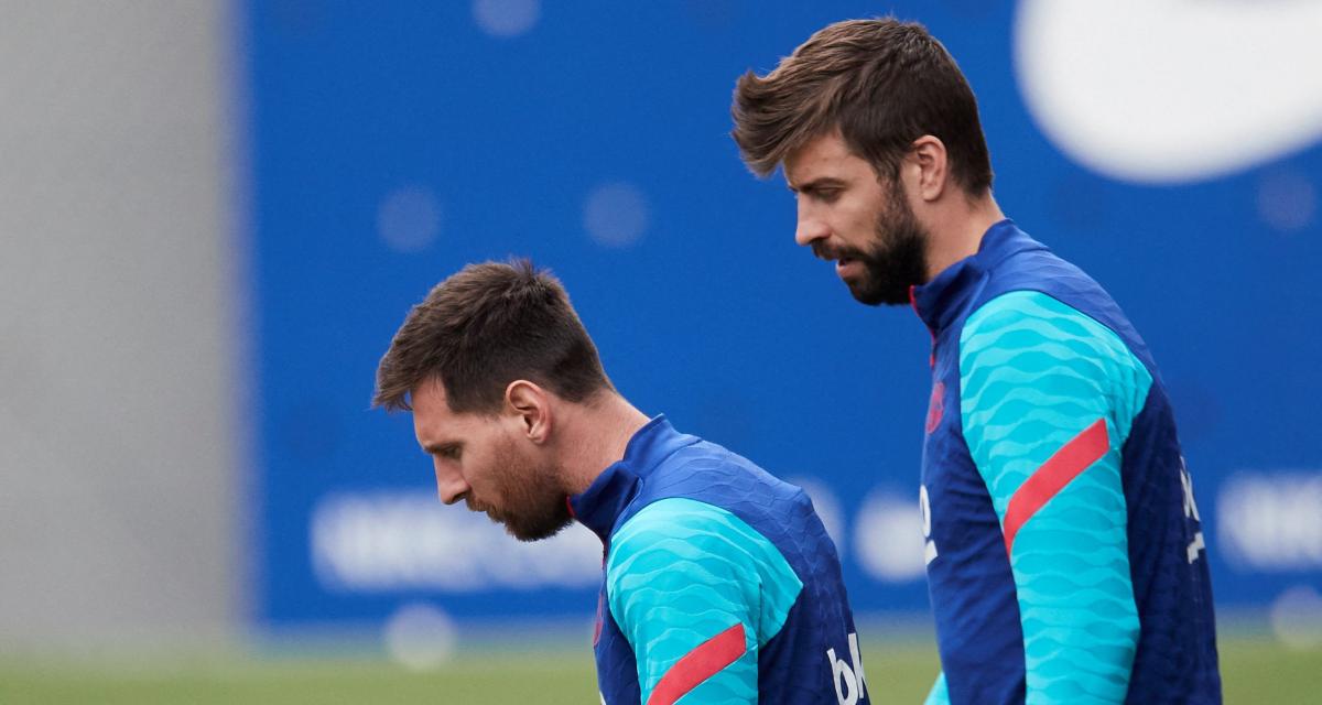 Lionel Messi et Gerard Piqué