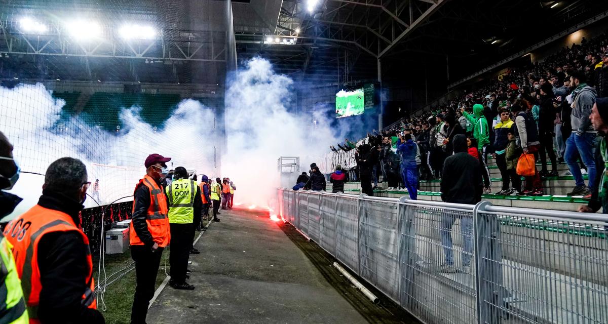 Ultras de l'ASSE vendredi dernier contre Angers