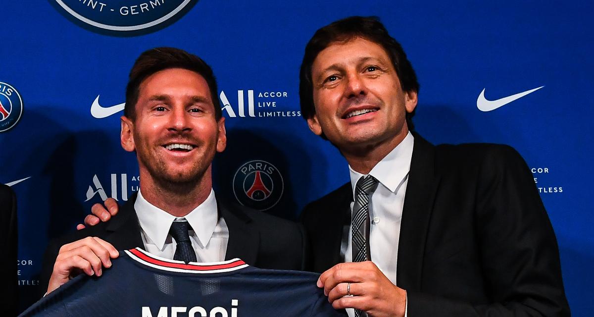Lionel Messi et Leonardo