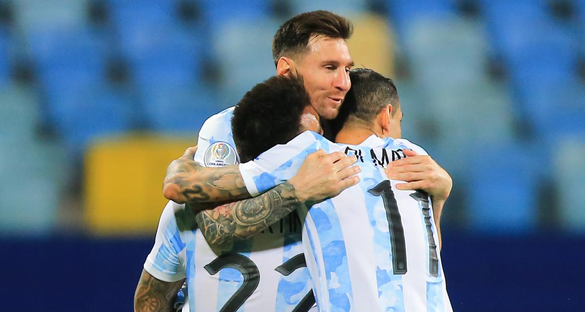 Lionel Messi avec l'Argentine
