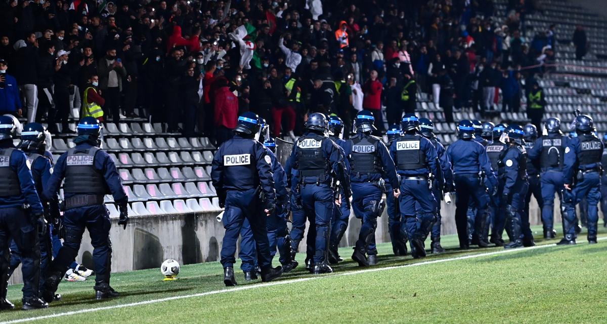 Des incidents à Nîmes entre un modeste club de la banlieue d'Avignon et le Clermont Foot...