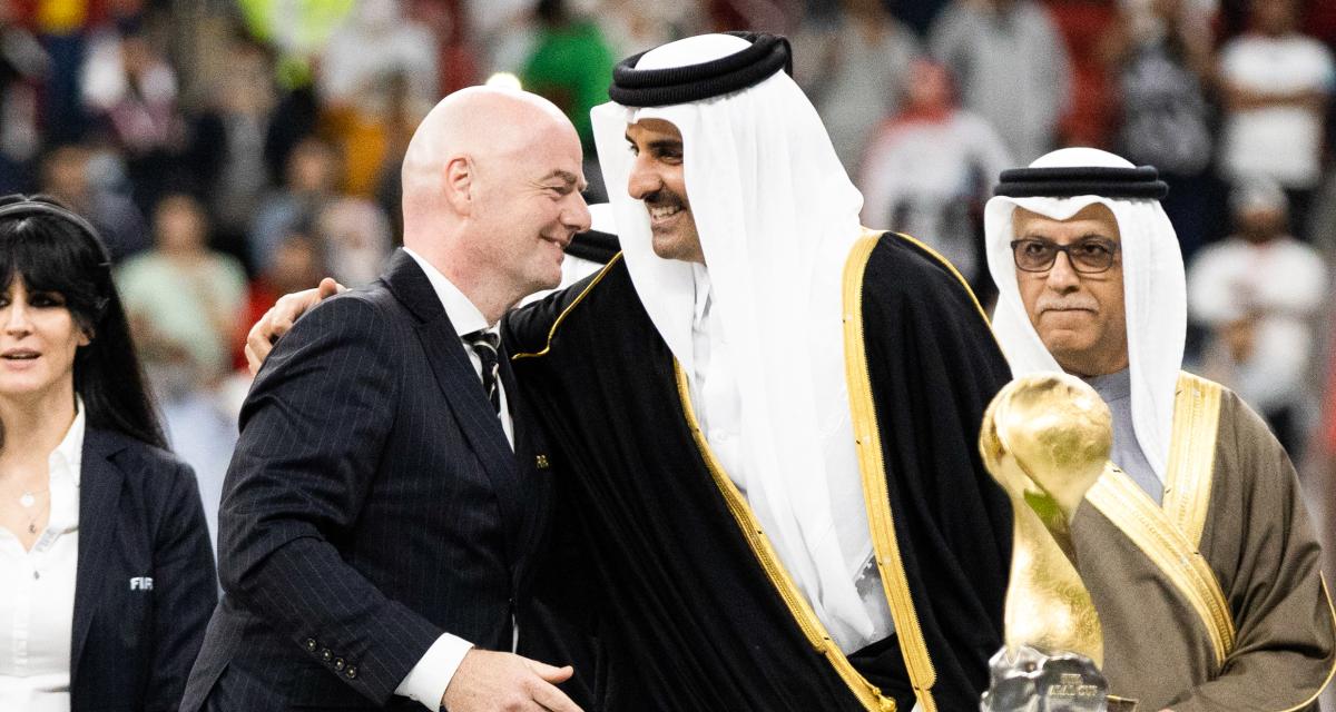 Gianni Infantino et l'émir du Qatar